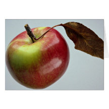 Spartanischer Apfel Grußkarten