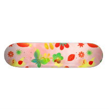Spaß-bunter Blumen-Schmetterlings-Vogel-Frühling Individuelle Decks