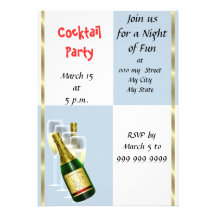 Spaß-Cocktail-Party Einladung