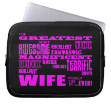 Spaß-Geschenke für Ehefrauen: Bestste Ehefrau Computer Sleeve Schutzhüllen