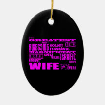 Spaß-Geschenke für Ehefrauen: Bestste Ehefrau Ornamente