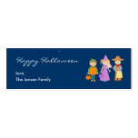 Spaß kostümiert Halloween-Geschenk-Umbau Visitenkarte