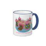 Spaß-Kuchen-verzierenideen - Schloss-Kuchen-Becher Teetassen