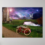 Spät für Abendsgebet. Posterdruck