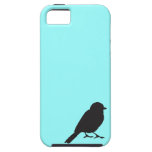 Spatzen-Silhouette tiffany blauer iPhone 5S Kasten iPhone 5 Hülle