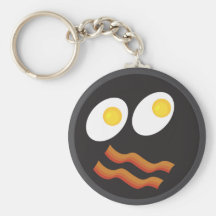 Speck- und Ei-Smiley Schlüsselbänder