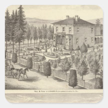 Speerfisch, Finigan Wohnsitze, Bauernhöfe Stickers