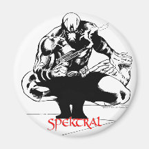 Spektral b/w Magnet Kühlschrankmagnete