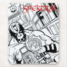 Spektral "Schaufel" Titelseite Mousepad