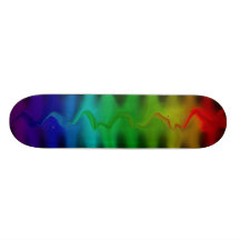 Spektrum-Analyse-Skateboard Personalisiertes Skateboarddeck