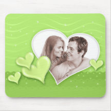 Spezielle Herz-Foto-Schablone - Mousepad