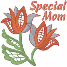 Spezielle Mamma mit mit Blumenopenwork