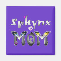 Sphynx Katzen-Mamma-Geschenke Magnets