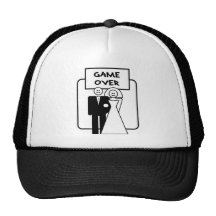 "Spiel über" Heirat Trucker Mützen