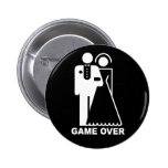 Spiel über Knopf Anstecknadelbutton