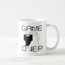 SPIEL ÜBER lustigem Hochzeits-Entwurf Teetasse