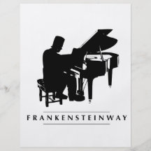 Spielen Sie das Frankensteinway! Flyerdesign