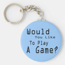 Spielen Sie ein Spiel Keychain Schlüsselband