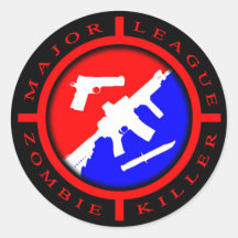 Spielklasse-Zombie-Mörder - Waffen Sticker