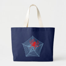 Spinne spider Netz web Tasche