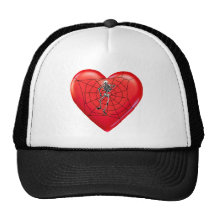 Spinnen-Herz Trucker Cap
