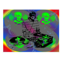 Spinner DJ Vinal Postkarten