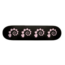 Spirale der rosa Elefanten Skateboard Bretter
