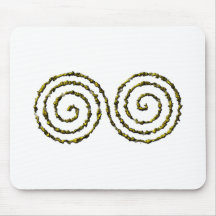 Spiralen spirals mauspad