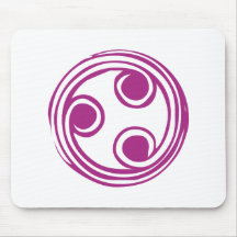 Spiralen spirals mauspads