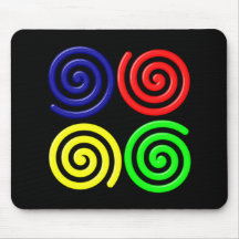 Spiralen spirals mauspads