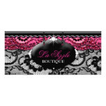 Spitze 311 Lace De Luxe Pink Vollfarbige Werbekarte