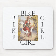 SPITZENfahrrad-Mädchen Mousepad