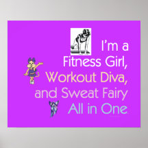 SPITZENFitness-dreifaches Spiel Posterdrucke