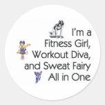 SPITZENFitness-dreifaches Spiel Stickers