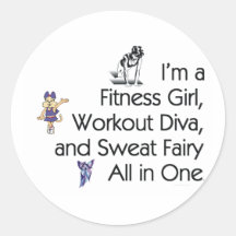 SPITZENFitness-dreifaches Spiel Stickers