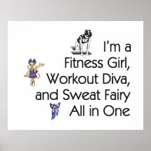 SPITZENFitness-dreifaches Spiel (von $12,80 oben) Poster
