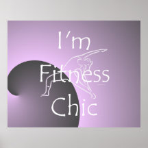 SPITZENFitnessChic Posterdruck