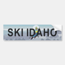 SPITZENski Idaho Autosticker