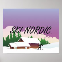 SPITZENskiNordic Plakatdrucke