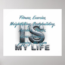 SPITZENtraining ist mein Leben Posterdruck