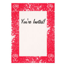 Splashy Liebe Individuelle Einladungskarten