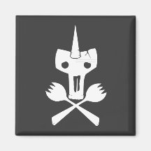 Sporkicorn Magnet Kühlschrankmagnete