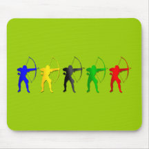 Sport Bogenschießen-Sommer-Spiel-Bogenschützen USA Mousepads