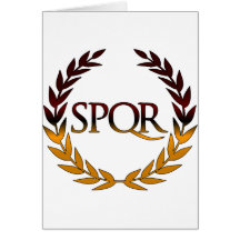 SPQR GRUßKARTE