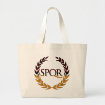 SPQR LEINENTASCHEN