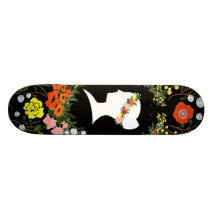 Sprache von Blumen Skateboard Individuelles Deck