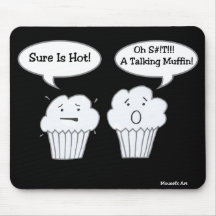 Sprechenmuffin-Witz Mousepad
