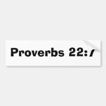 Sprichwort-22:7 Autosticker
