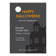 Spuk Haus-Halloween-Party-Einladung