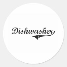 Spülmaschinen-beruflicher Job Stickers
